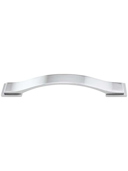 Mirada Strap Cabinet Pull - 5 inch Center-to-Center in Polished Chrome.